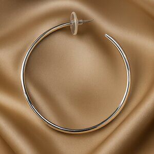 MIXIT, Silver Hoop Earrings – Hypoallergenic Everyday Jewelry for Sensitive Ears